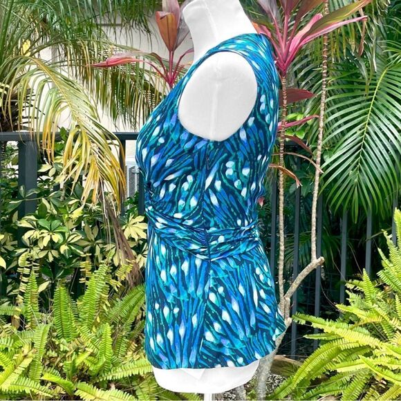 Tory Burch Twist Front Sleeveless Blouse - Picture 4 of 8